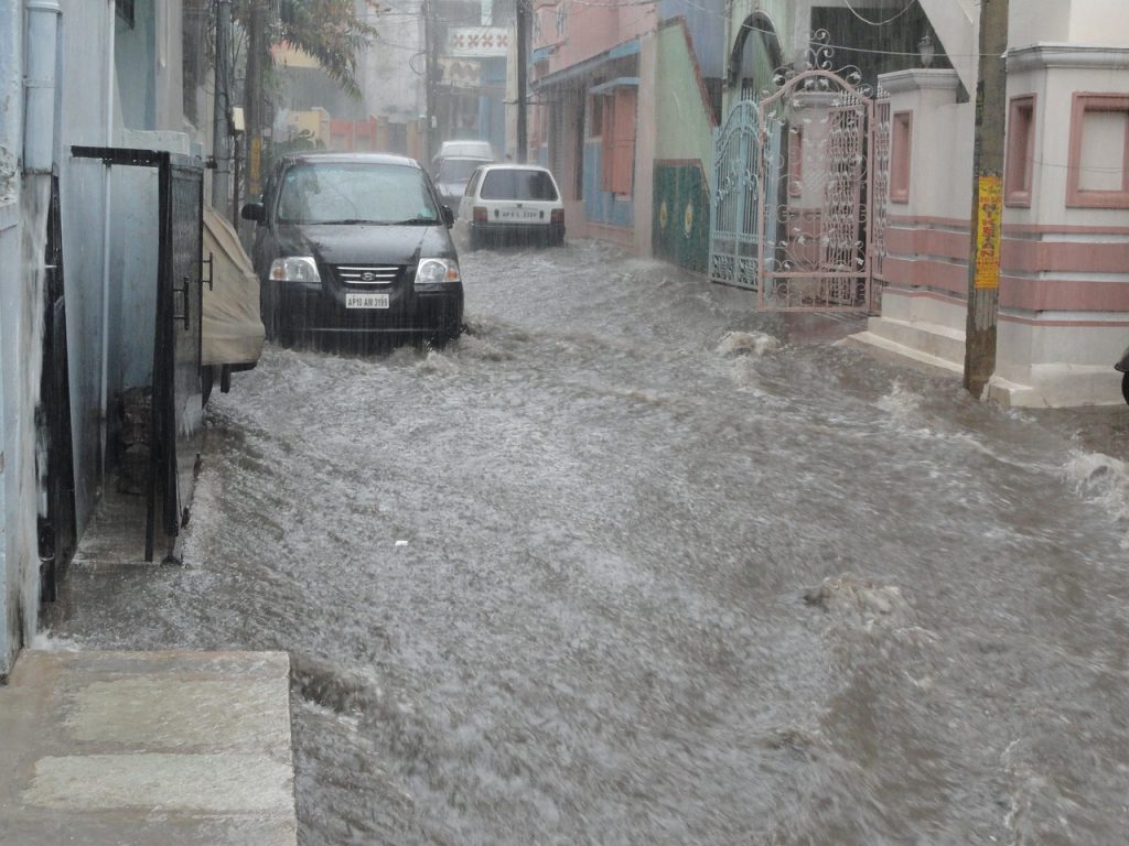 calles inundadas